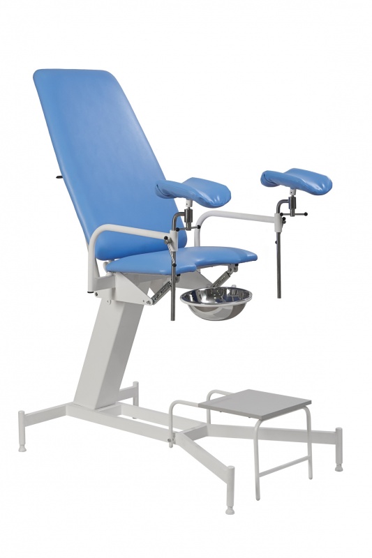 Кресло гинекологическое КГ-«МСК» с постоянной высотой и регулировкой секции пневмопружинами (код МСК-413)